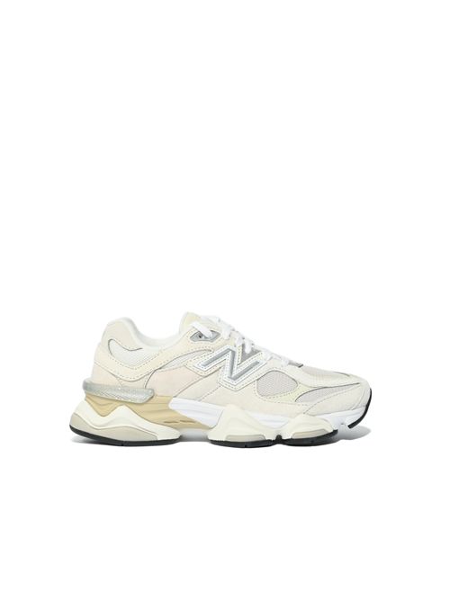 Sneakers 9060 WHT in suede e mesh Sea Salt/Off White NEW BALANCE | U9060WHT